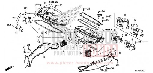 FILTRE A AIR CBR650RAK de 2019